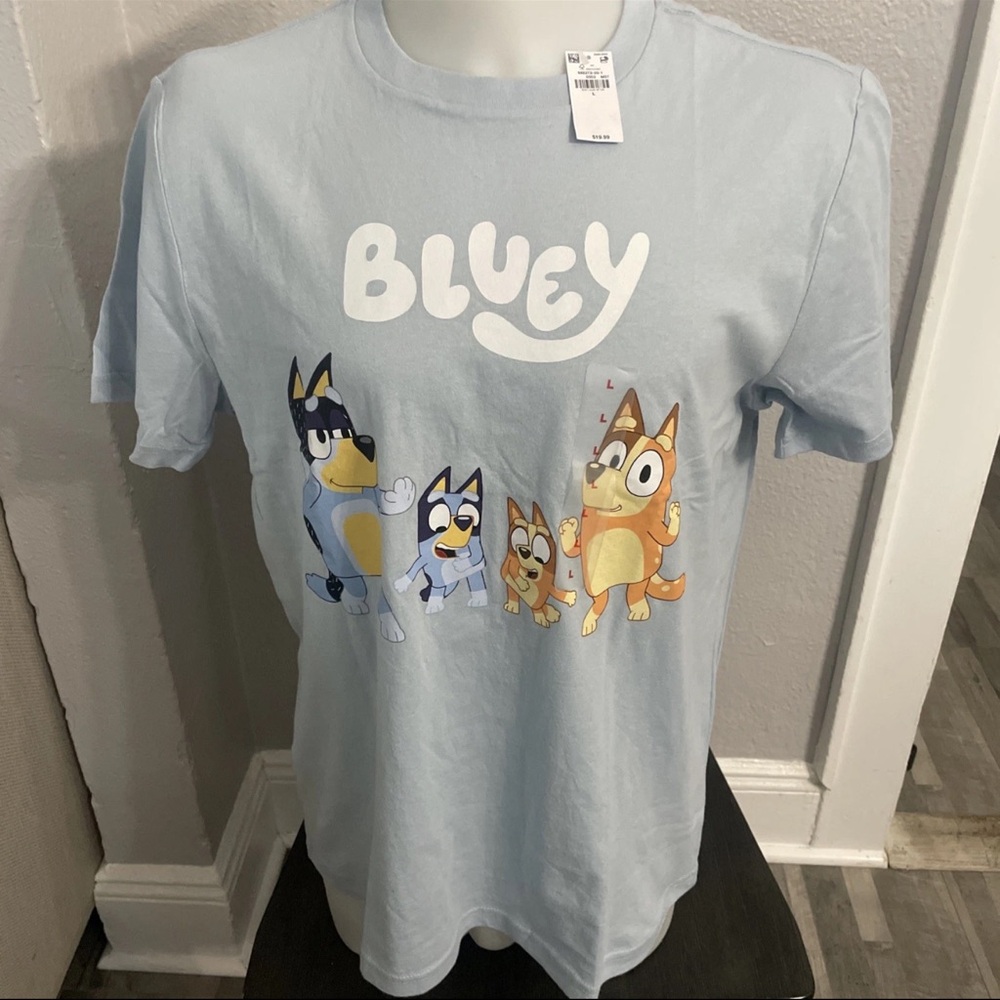 Bluey and family Shirt Men's size  Large